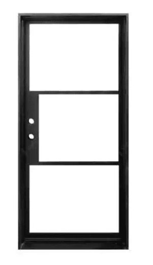 Modern Iron Door - 38 x 81