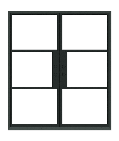 Modern Iron Door - 72 x 81