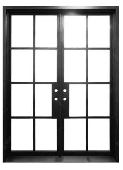 Modern Iron Door - 72 x 96 