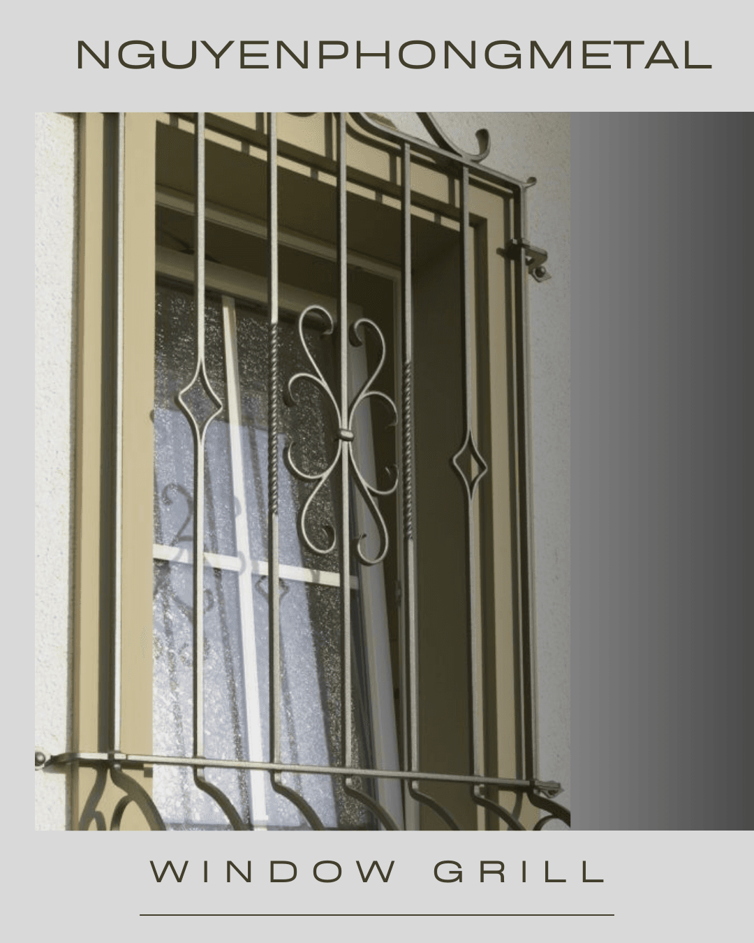 Iron Window Grill – The Perfect Blend of Safety, Craftsmanship, and Artistic Design